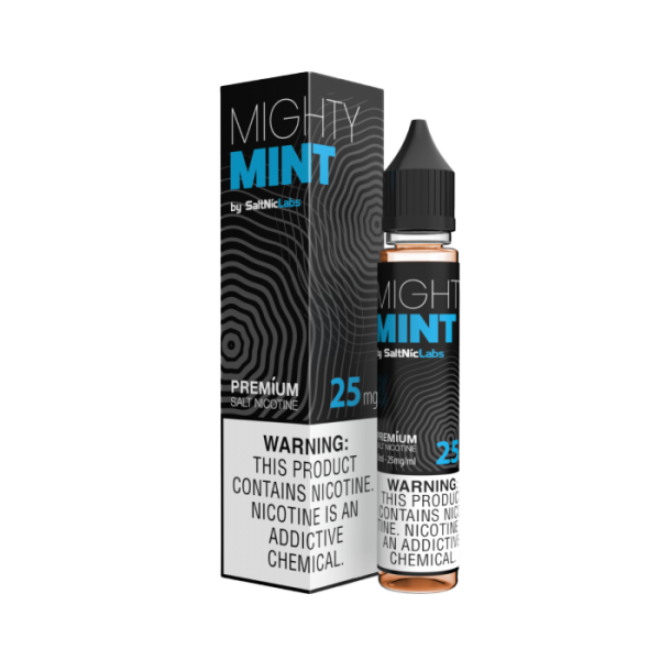 VGOD SaltNic Labs E-Liquid 25mg Mighty Mint - Black Coral